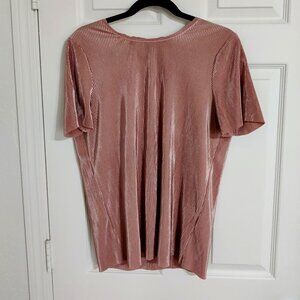 Blush Pink Shimmer Blouse